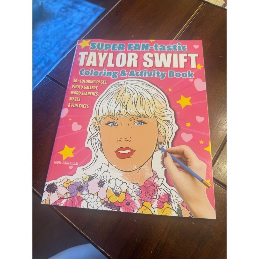 Brand new Taylor, Swift, coloring, and activity book